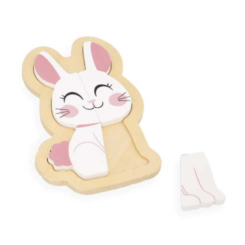 Janod Drevené vkladacie puzzle pre deti - Záhrada 4v1