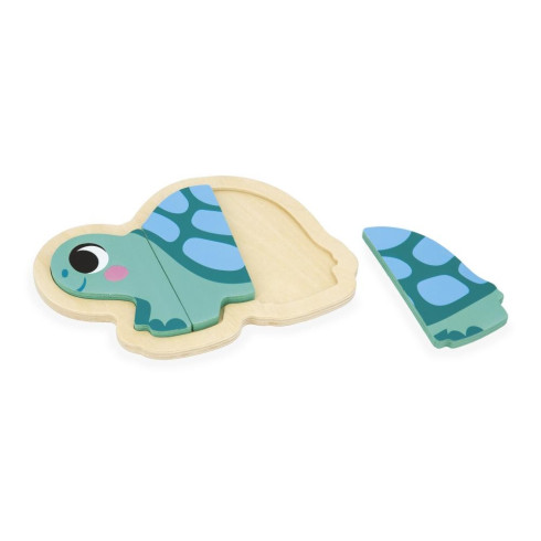 Janod Drevené vkladacie puzzle pre deti - Záhrada 4v1