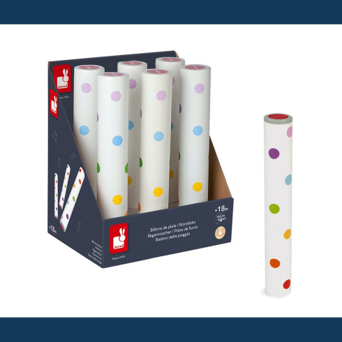 Janod Dřevěný hudební nástroj Confetti - Padající déšť Janod Dřevěný hudební nástroj Confetti - Padající déšť