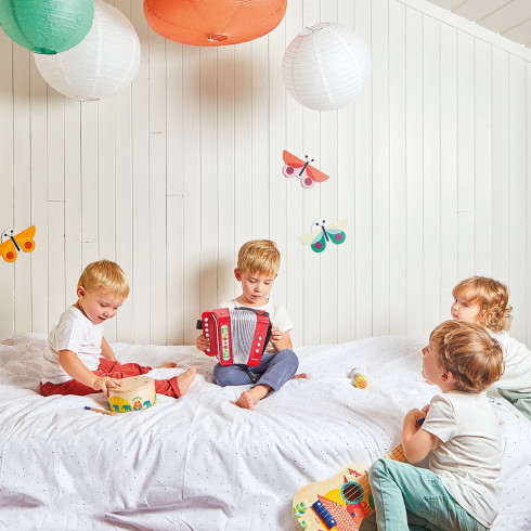 Janod Dřevěný hudební nástroj pro děti Buben Gioia