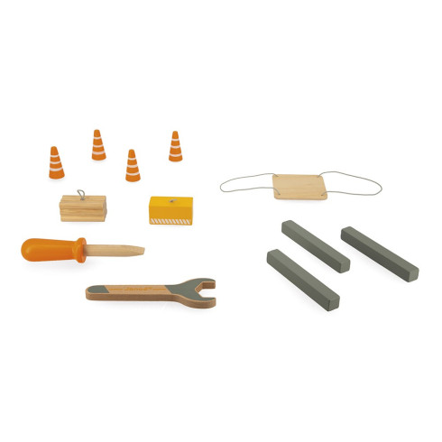 Janod Dřevěný jeřáb- Bolid 