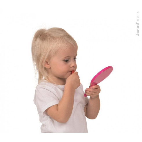 Janod Kozmetický kufrík pre deti - Little Miss, s kozmetikou z dreva a 9 doplnkami Janod Kozmetický kufrík pre deti - Little Miss, s kozmetikou z dreva a 9 doplnkami