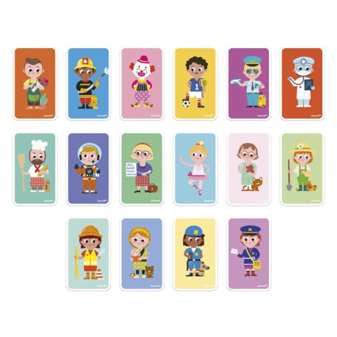 Janod Magnetická kniha Magnetibook - Povolania