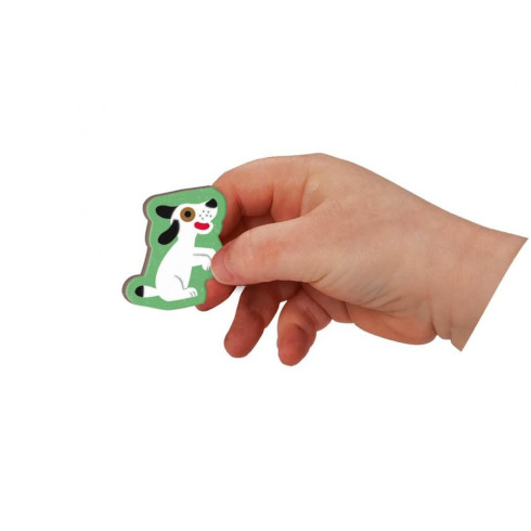 Janod Magnetická kniha Magnetibook Puzzle - Princezné