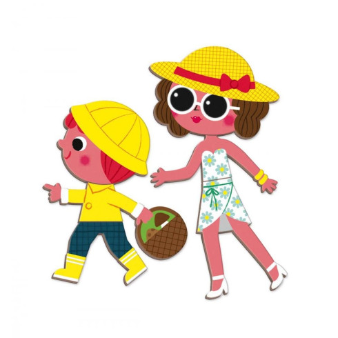 Janod Magnetická kniha Magnetibook - Ročné obdobia