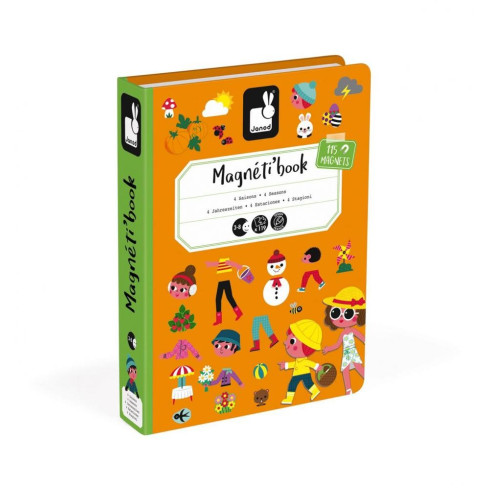 Janod Magnetická kniha Magnetibook - Ročné obdobia