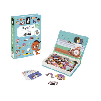 Janod Magnetická kniha Magnetibook - Sporty Janod Magnetická kniha Magnetibook - Sporty