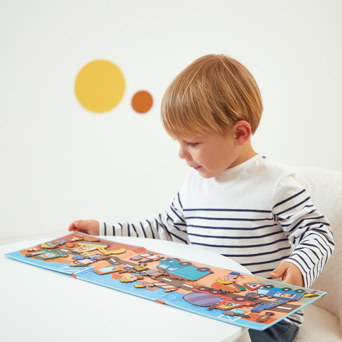 Janod Magnetická kniha Magnetistories - Na stavbe