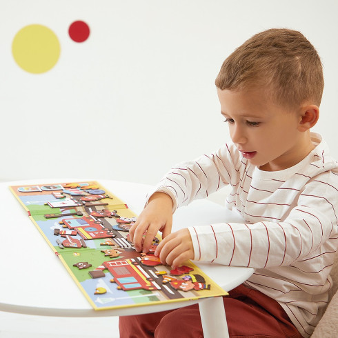 Janod Magnetická kniha Magnetistories - Požiarnici