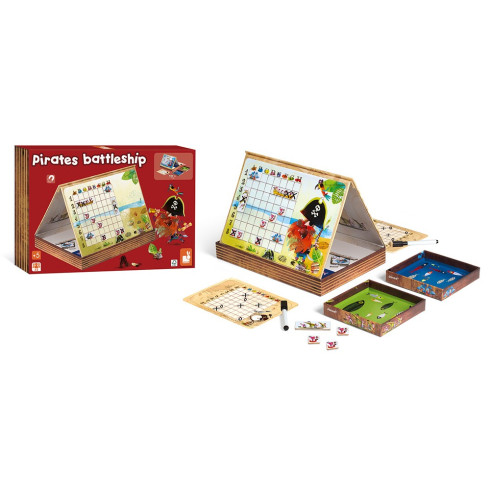 Janod Magnetická spoločenská hra - Pirátske lodičky