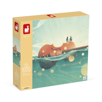 Janod Puzzle Art - Plovoucí housle 1000ks Janod Puzzle Art - Plovoucí housle 1000ks