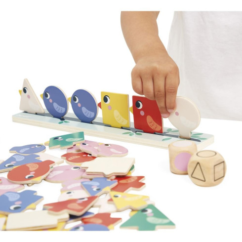 Janod Vzdělávací hra pro děti třídění - Ptáčci Didaktik
