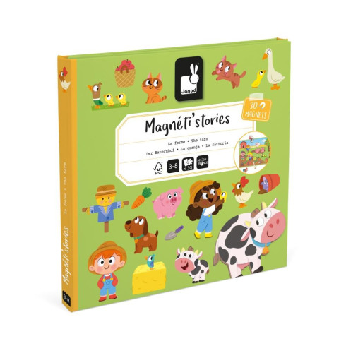 Magnetická kniha Magnetistories - Farma