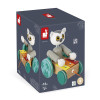 Tahací hračka Tropik - Lemur, se xylofonem
