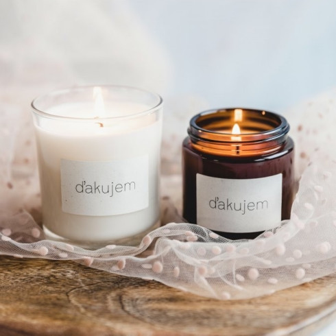 Sójová svíčka - Děkuji 150g