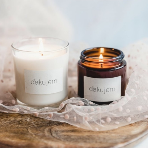 Sójová svíčka - Děkuji 90g