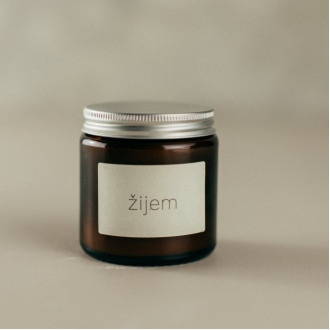 Sójová sviečka - Žijem 90g Sójová sviečka - Žijem 90g