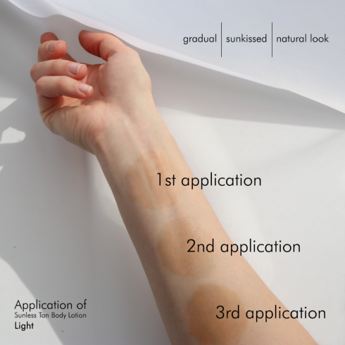 Prírodné samoopaľovanie telové mlieko - Sunless Tan Light Body Lotion 150ml