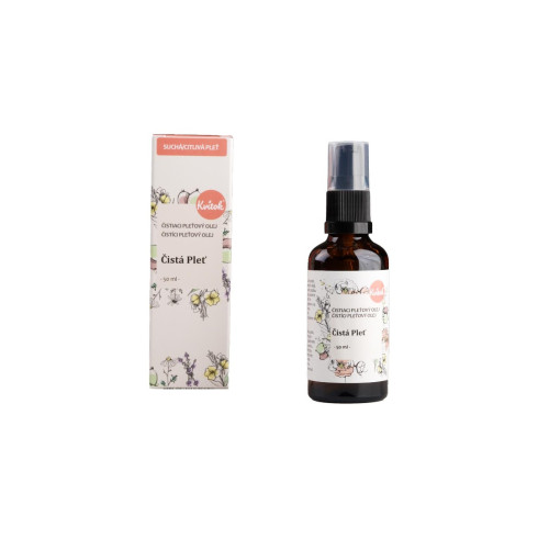 Čistiaci olej - Pre suchú a citlivú pleť 50ml