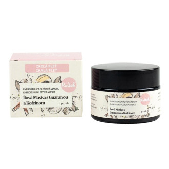 Jílová maska - S guaranou a kofeinem 30 ml, pro zralou pleť Jílová maska - S guaranou a kofeinem 30 ml, pro zralou pleť