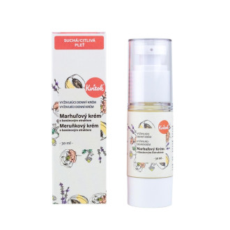 Meruňkový krém - Pro suchou a citlivou pleť 30ml, denní 