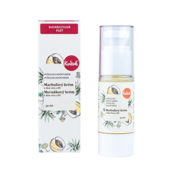 Marhuľový Krém - Pre suchú a citlivú pleť 30ml, nočný 