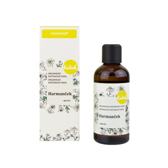 Organická kvetinová voda - Harmanček 100ml