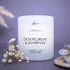 Sojová svíčka - Jemná 200g, Ovocné dřevo & Levandule