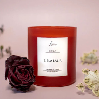 Sójová sviečka - Zvodná 130g, Biela ľalia Sójová sviečka - Zvodná 130g, Biela ľalia