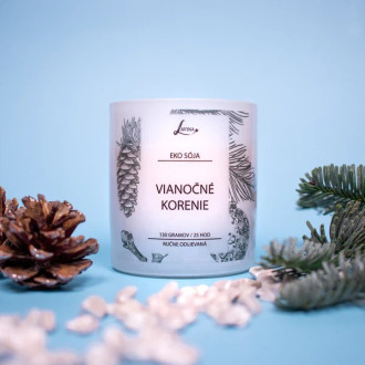 Vianočná sójová sviečka - Vianočné korenie 130g Vianočná sójová sviečka - Vianočné korenie 130g