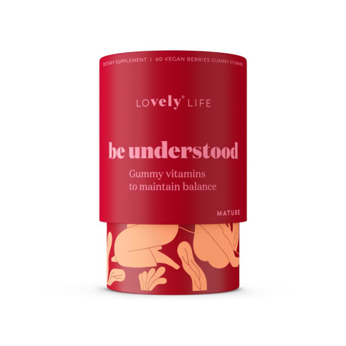 Želatinové vitamíny Be understood™ - Pro rovnováhu 60ks, lesní směs