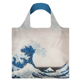 Nákupná taška LOQI Museum, Hokusai - The Great Wave Recycled
