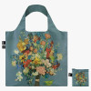 Nákupná taška Museum, Van Gogh - Flower Pattern Blue