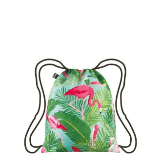 Vrecko na chrbát LOQI - Flamingos Vrecko na chrbát LOQI - Flamingos