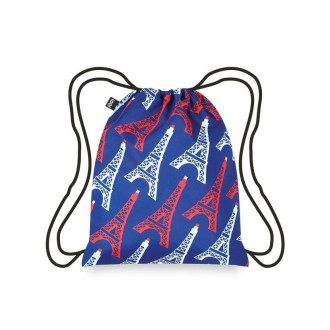 Vrecko na chrbát LOQI - Travel Eiffel Tower