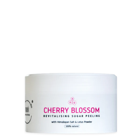 Cukrový peeling - Sugar scrub Cherry Blossom 200ml, s lotosovým púdrom 