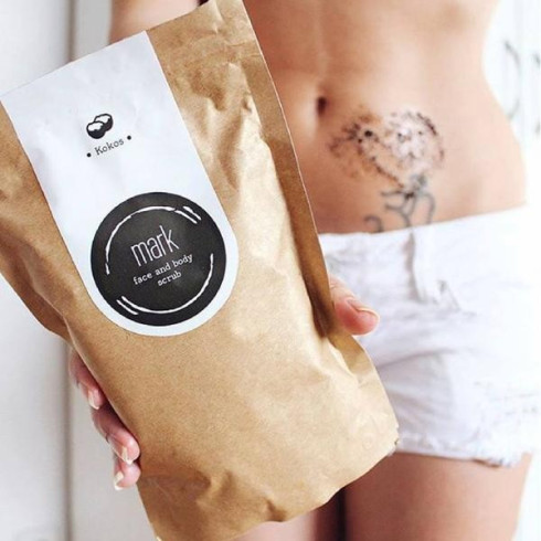 Kávový peeling - Coffee scrub Coconut 100g