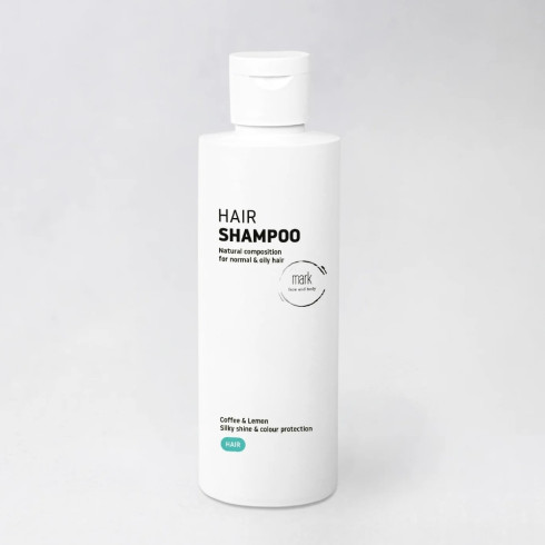 Prírodný šampón - Shampoo Coffee & Lemon 200ml, pre normálne a mastné vlasy