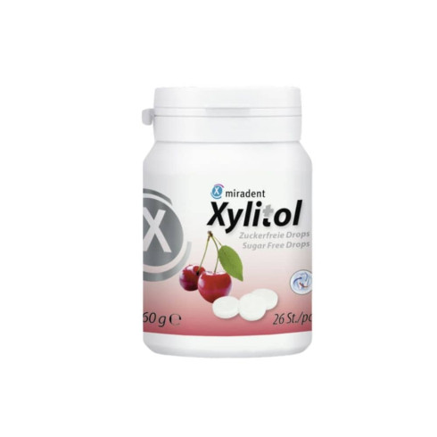 Miradent Xylitol pastilky - Višeň, 26ks