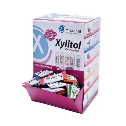 Miradent Xylitol - Žvýkačky Mix, 200 ks