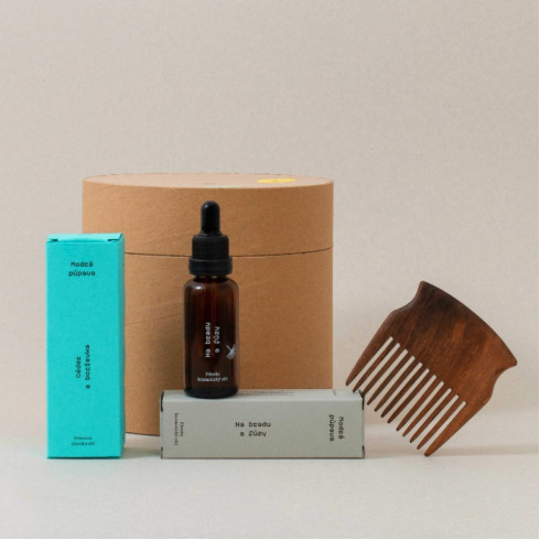 Kozmetický balíček - Darček pre bradatého muža (3 produkty)