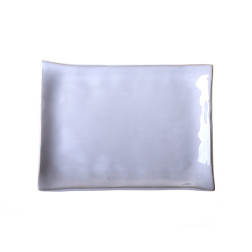 Keramická miska pod mydelničku - Biela