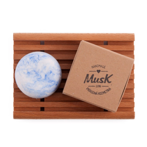 Pánský tuhý šampon - Kapitan 40g, podpora růstu vlasů, v krabičce