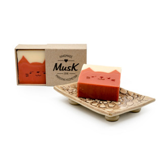 Přírodní mýdlo - Liška 75g, v krabičce Přírodní mýdlo - Liška 75g, v krabičce