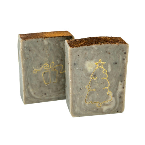 Přírodní mýdlo Vánoční - Hřejivá skořice 100g, bez balení