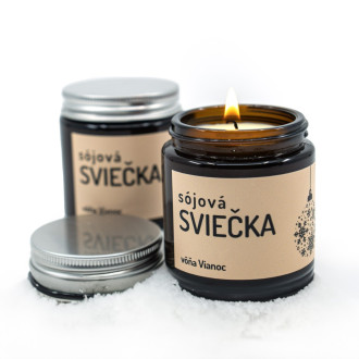 Sójová sviečka - Vôňa Vianoc 100g Sójová sviečka - Vôňa Vianoc 100g