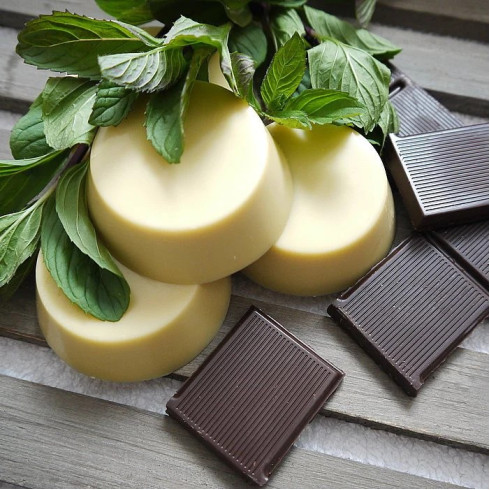 Masážna kocka - Kakao & mäta 50g