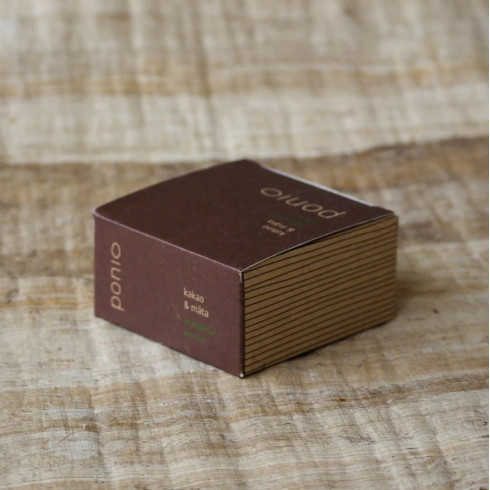 Masážna kocka - Kakao & mäta 50g