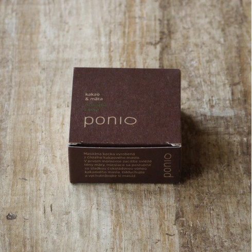 Masážna kocka - Kakao & mäta 50g