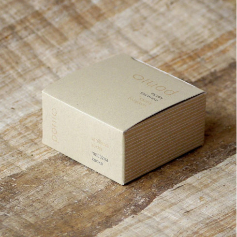 Masážna kocka - Vanilková 100g